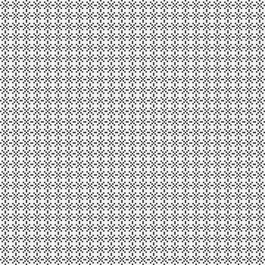 Soyut Desen. Noktalar Logosu. Siyah ve beyaz vektör çizimi