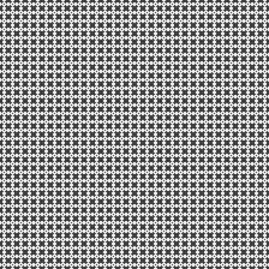 Soyut Desen. Noktalar Logosu. Siyah ve beyaz vektör çizimi