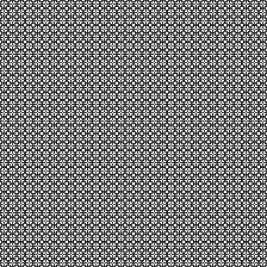 Soyut Desen. Noktalar Logosu. Siyah ve beyaz vektör çizimi