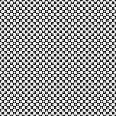 Soyut Desen. Noktalar Logosu. Siyah ve beyaz vektör çizimi