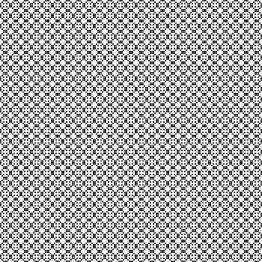 Soyut Desen. Noktalar Logosu. Siyah ve beyaz vektör çizimi