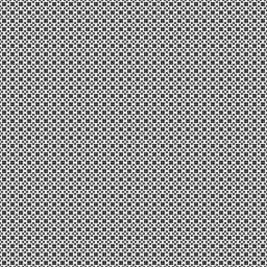 Soyut Desen. Noktalar Logosu. Siyah ve beyaz vektör çizimi