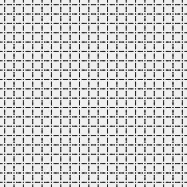 Soyut Desen. Noktalar Logosu. Siyah ve beyaz vektör çizimi