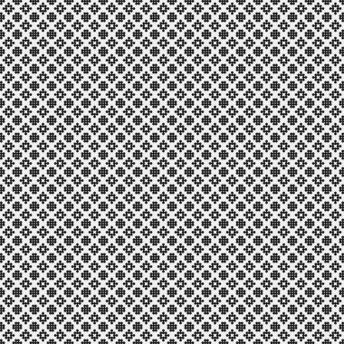 Soyut Desen. Noktalar Logosu. Siyah ve beyaz vektör çizimi