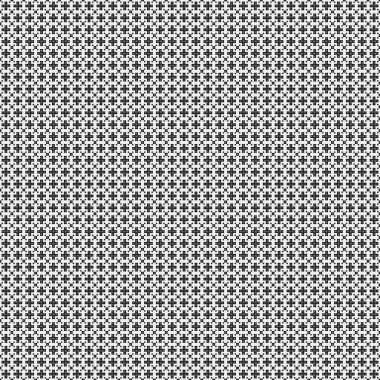 Soyut Desen. Noktalar Logosu. Siyah ve beyaz vektör çizimi