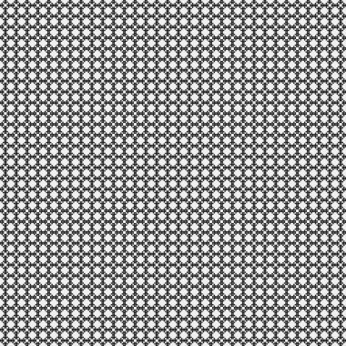 Soyut Desen. Noktalar Logosu. Siyah ve beyaz vektör çizimi