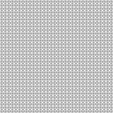 Soyut Desen. Noktalar Logosu. Siyah ve beyaz vektör çizimi