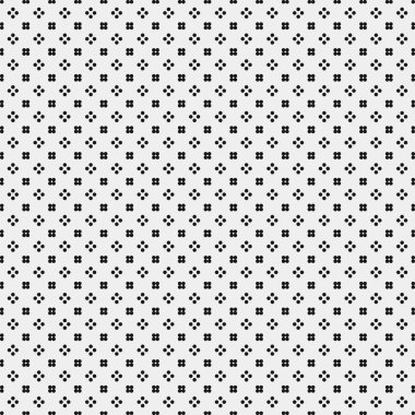 Soyut Desen. Noktalar Logosu. Siyah ve beyaz vektör çizimi