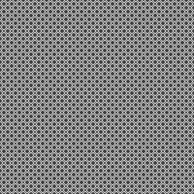 Soyut Desen. Noktalar Logosu. Siyah ve beyaz vektör çizimi