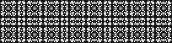 Abstraktes Muster Dots Logo Schwarz Weiße Vektorillustration — Stockvektor