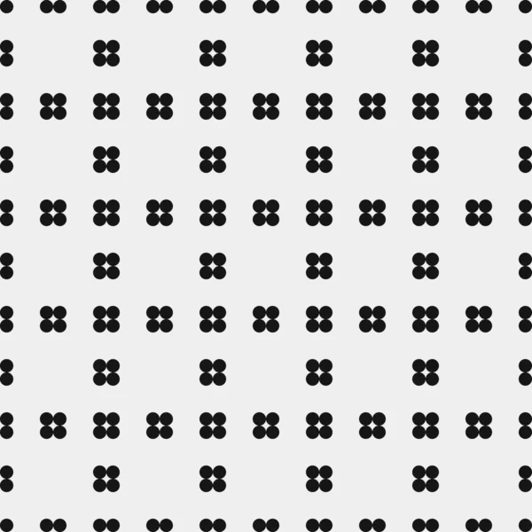 Schema Astratto Logo Dei Punti Illustrazione Vettoriale Bianco Nero — Vettoriale Stock