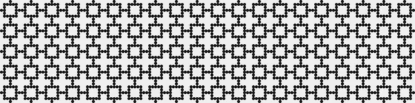 Abstract Pattern Ornament Black Dots Circles White Background Generative Computational —  Vetores de Stock