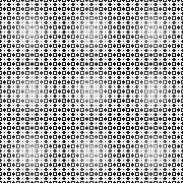 概要白地の黒ドットのパターン装飾 生成的計算芸術イラスト 対称性 幾何学的 モノクロ背景 — ストックベクタ