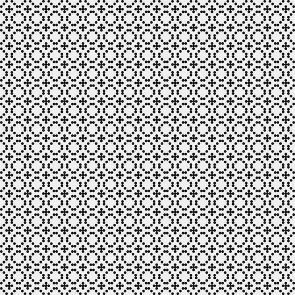 Абстрактный Узор Орнамент Черных Точек Кругов Белом Фоне Генеративное Вычислительное — стоковый вектор