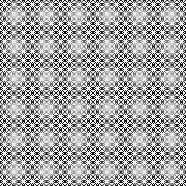 Абстрактный Орнамент Черных Точек Белом Фоне Генеративная Иллюстрация Вычислительного Искусства — стоковый вектор