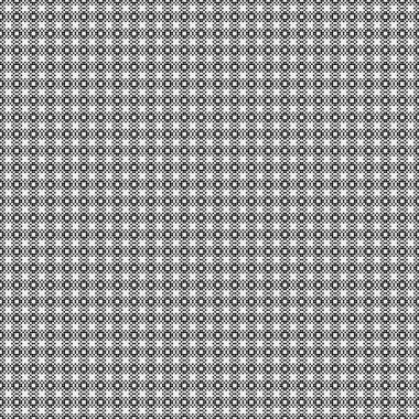 Beyaz arkaplanda siyah noktaların soyut desen süslemesi, üretken hesaplama sanatı çizimi, simetrik, geometrik, tek renkli arkaplan