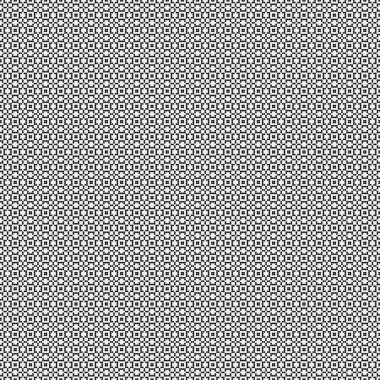 Beyaz arkaplanda siyah noktaların soyut desen süslemesi, üretken hesaplama sanatı çizimi, simetrik, geometrik, tek renkli arkaplan