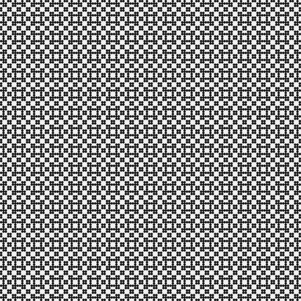 Abstract Pattern Ornament Black Dots Circles White Background Generative Computational — Vetor de Stock