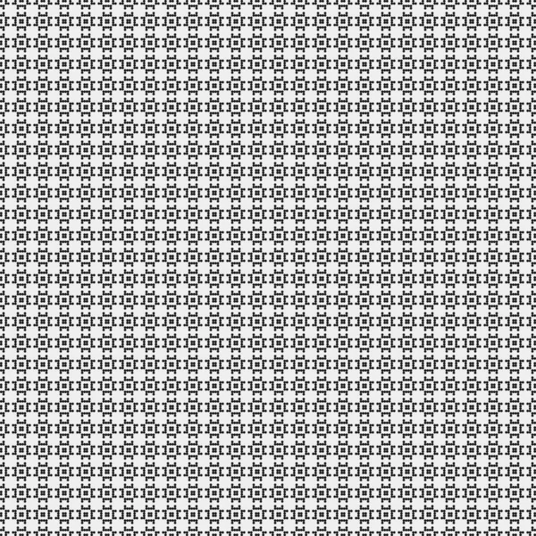 要旨黒ドット 白背景 生成的計算芸術イラスト 対称的 幾何学的モノクロ背景のパターン装飾 — ストックベクタ