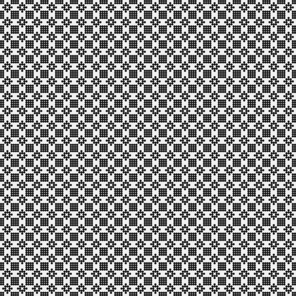 Abstract Pattern Ornament Black Dots Circles White Background Generative Computational —  Vetores de Stock
