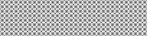 Abstract Pattern Ornament Black Dots Circles White Background Generative Computational — Vetor de Stock