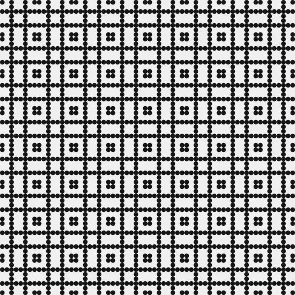 摘要黑色圆圈装饰图案 白色背景 生成计算艺术图解 对称几何单色背景 — 图库矢量图片