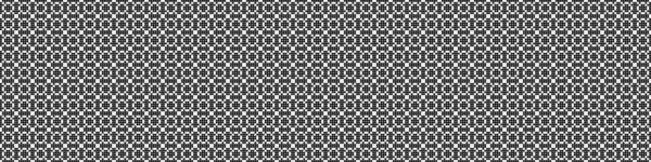 Abstract Pattern Ornament Black Dots Circles White Background Generative Computational — Vetor de Stock