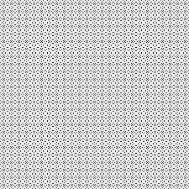 Abstract Pattern ornament of black  Dots, circles, on the white background, generative computational art illustration, symmetric, geometric monochrome backdrop clipart
