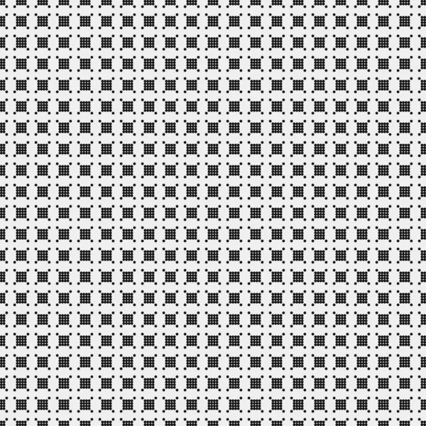 Abstract Pattern Ornament Black Dots Circles White Background Generative Computational —  Vetores de Stock