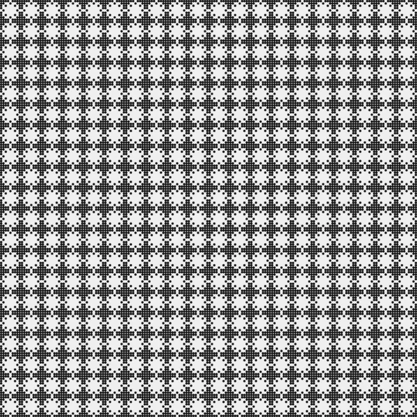 Abstrakt Mønster Ornament Sorte Prikker Den Hvide Baggrund Generative Beregningsmæssige – Stock-vektor