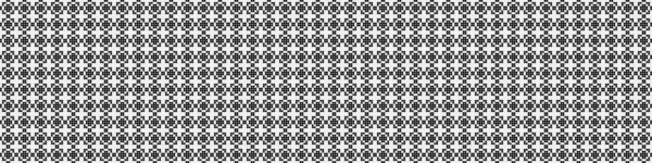 Motif Abstrait Ornement Points Noirs Cercles Sur Fond Blanc Illustration — Image vectorielle