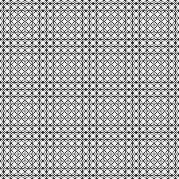 Абстрактний Візерунок Орнамент Чорних Крапок Білому Тлі Генеративна Обчислювальна Ілюстрація — стоковий вектор