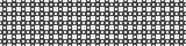 Abstract Pattern Ornament Black Dots Circles White Background Generative Computational —  Vetores de Stock