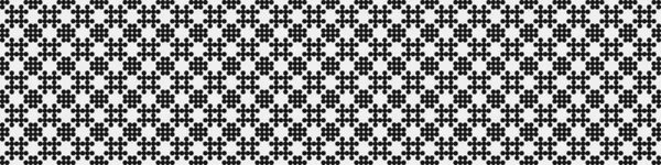 Abstract Pattern Ornament Black Dots Circles White Background Generative Computational — Vetor de Stock