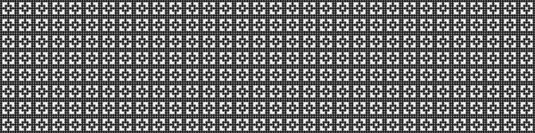 要旨黒ドット 白背景 生成計算アートイラスト 対称的 幾何学的モノクロ背景のパターン装飾 — ストックベクタ