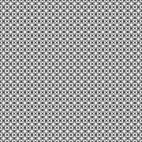 Abstract Pattern Ornament Black Dots Circles White Background Generative Computational —  Vetores de Stock