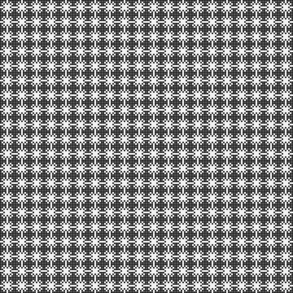 Abstract Pattern Ornament Black Dots Circles White Background Generative Computational —  Vetores de Stock