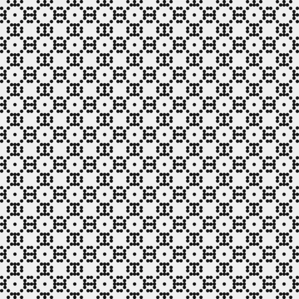 Abstract Patroon Ornament Van Zwarte Stippen Cirkels Witte Achtergrond Generatieve — Stockvector