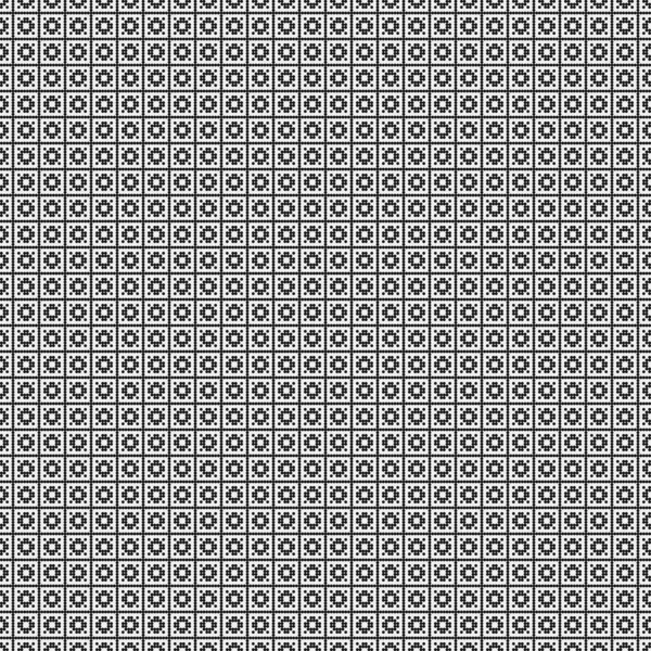 Abstract Pattern Ornament Black Dots Circles White Background Generative Computational — Vetor de Stock