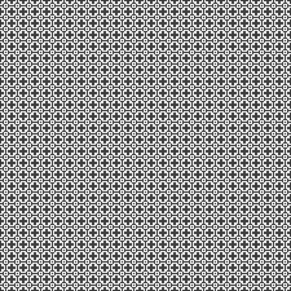 Абстрактный Узор Орнамент Черных Точек Кругов Белом Фоне Генеративная Иллюстрация — стоковый вектор