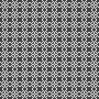 Soyut Çapraz Noktalar Şablonu, arka plan. Vektör illüstrasyonu   