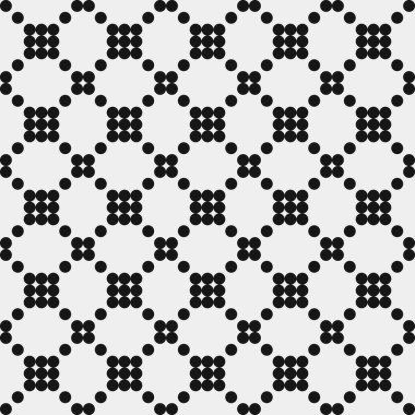 Soyut çapraz desen, üretken hesaplama sanatı çizimi