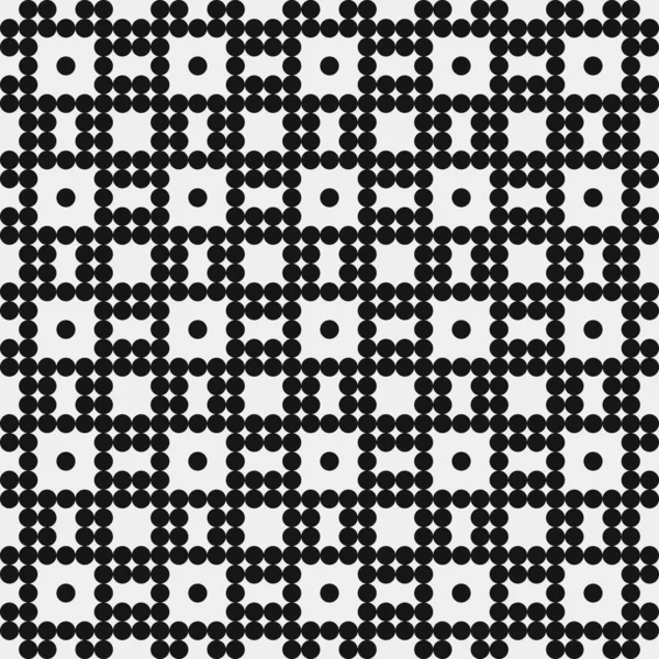 Abstrakt Korsat Mönster Generativ Beräkningskonst Illustration — Stock vektor