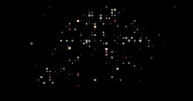 Minimalist soyut Hong Kong daire düzeni