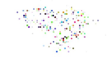 Venezuela Haritası Yapan Minimalist Çemberler