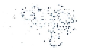 Venezuela Haritası Görsel Tasarımı Oluşturmak İçin Soyut Çemberler Yakınlaştırılıyor