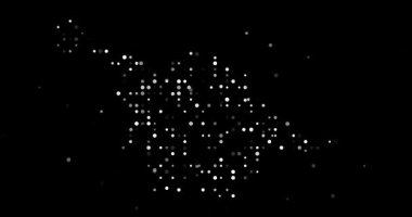 Daireler Yaratıcı Duyulan Ada Haritası Görsel Efektine Yükseliyor