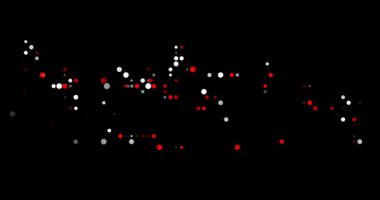 Canlı Endonezya Ülke Silüeti Olarak Yeni Nokta Deseni