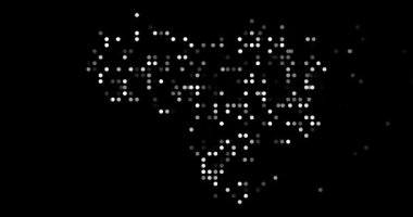 Yaratıcı Çember Sanat Venezuela Silueti