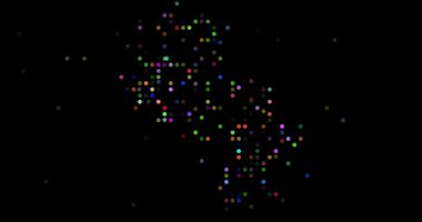 Daireler Yaratıcı Paraguay Haritası Görsel Efektine Yükseliyor